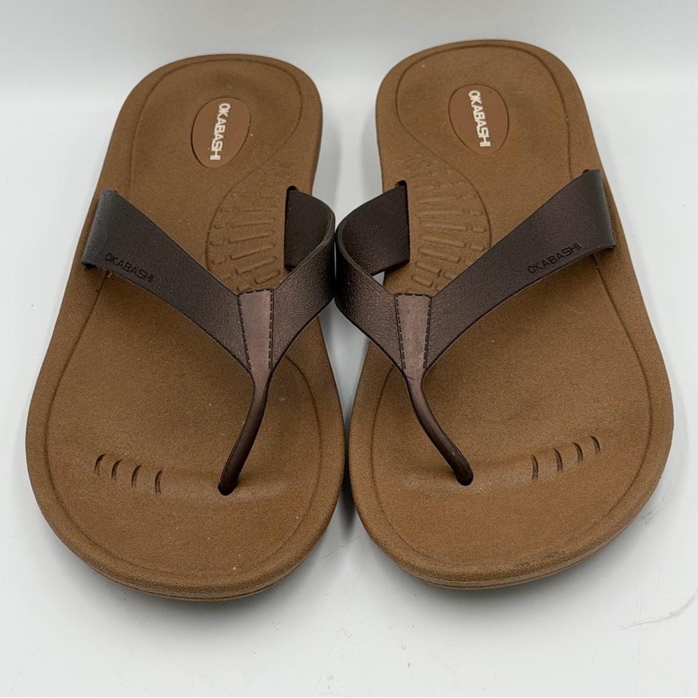 Okabashi Women's Flip-Flops Sandals Size L 9/10 Quick-Dry  Slip Resistant Shower